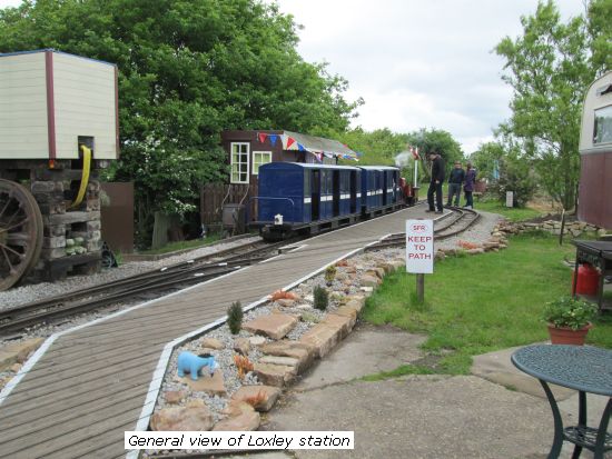 Sherwood Forest Railway general view, Loxley Station