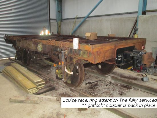 Louise receiving attention inc refurb'd Tightlock coupler